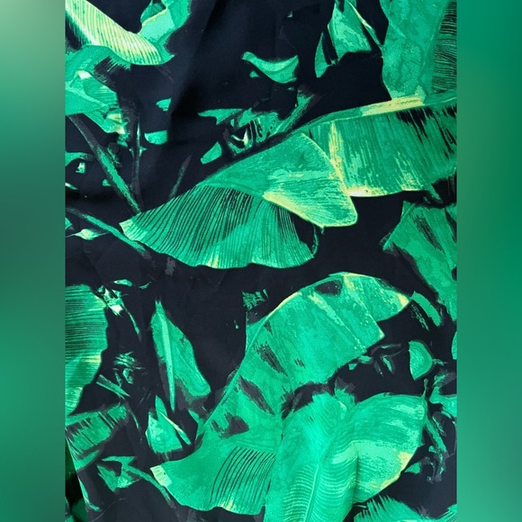 Vince Camuto Palm Leaf Print Off the Shoulder Top size m - Picture 5 of 8